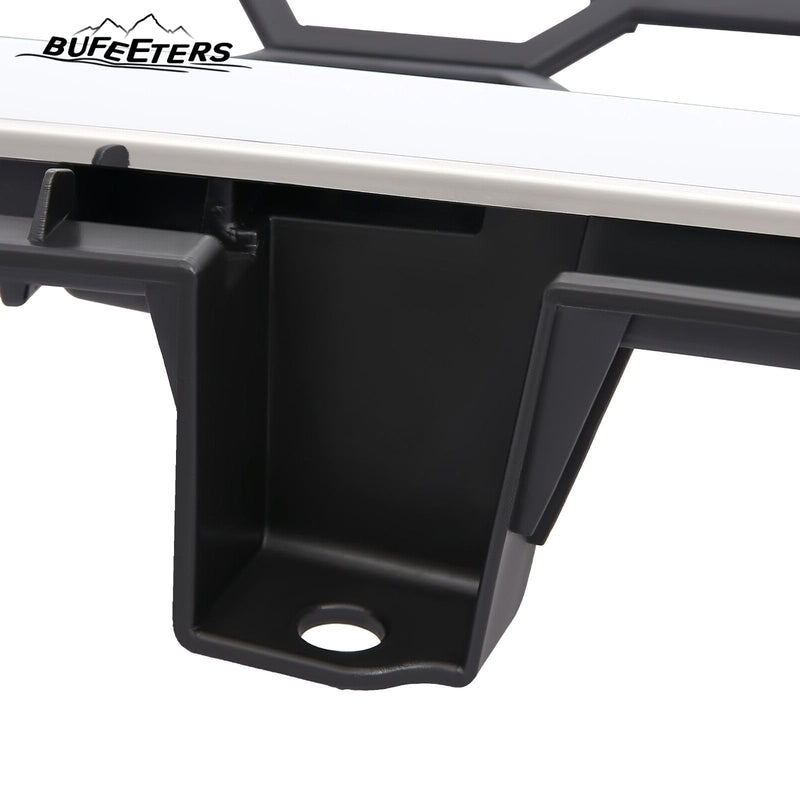 BUFEETERS Front Bumper Upper Grille Fit For 2014 2015 Chevy Silverado 1500,Honeycomb Style,Chrome&Black
