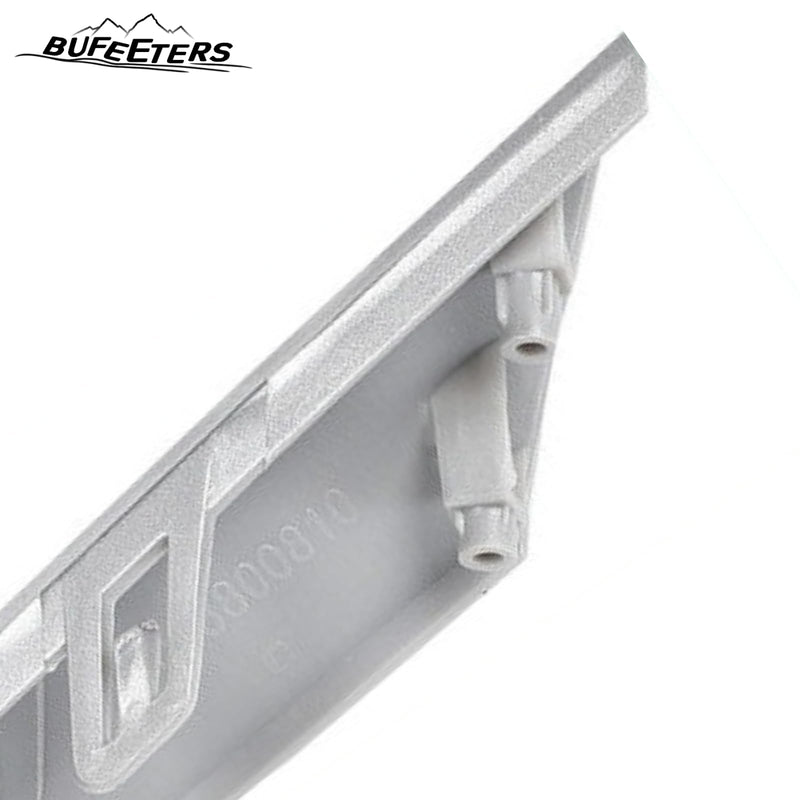 BUFEETERS   3PCS Front Bumper Grille Molding Hood Trim Fit For 2019 2020 Hyundai Santa Fe,Silver