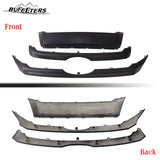 BUFEETERS 3PCS Front Upper & Center & Lower Grille Fit For 2011 2012 2013 2014 Ford Edge,Factory Style,Matte Black