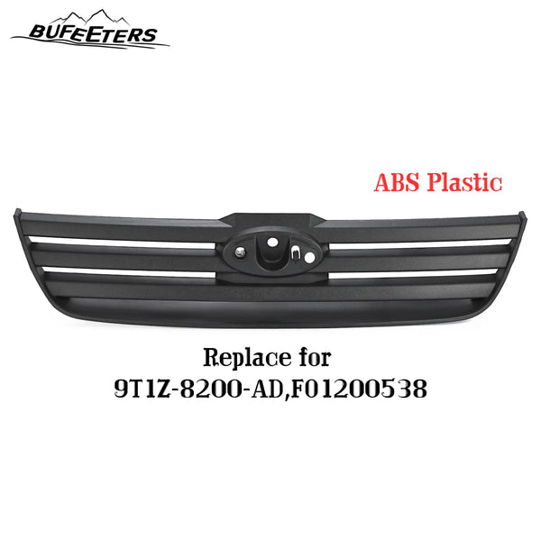 BUFEETERS Front Bumper Radiator Grille Fit For 2010 2011 2013 2014 Ford Transit Connect,Factory Style,Black