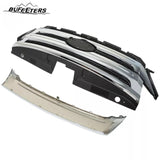 BUFEETERS Front Bumper Cover Fascia + Grilles Assembly Fit For 2011 2012 2013 2014 Ford Edge,Factory Style,Chrome&Black