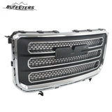 BUFEETERS Front High Chrome Shell Grille Assembly Fit For 2013 2014 2015 2016 GMC Acadia SLT,Chrome&Dark Gray