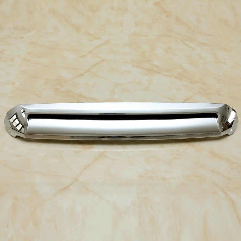 BUFEETERS Front Upper Hood Bulge Molding Chrome Fit For 2014 2015 2016 2017 2018 2019 2020 2021 Toyota Tundra,silver