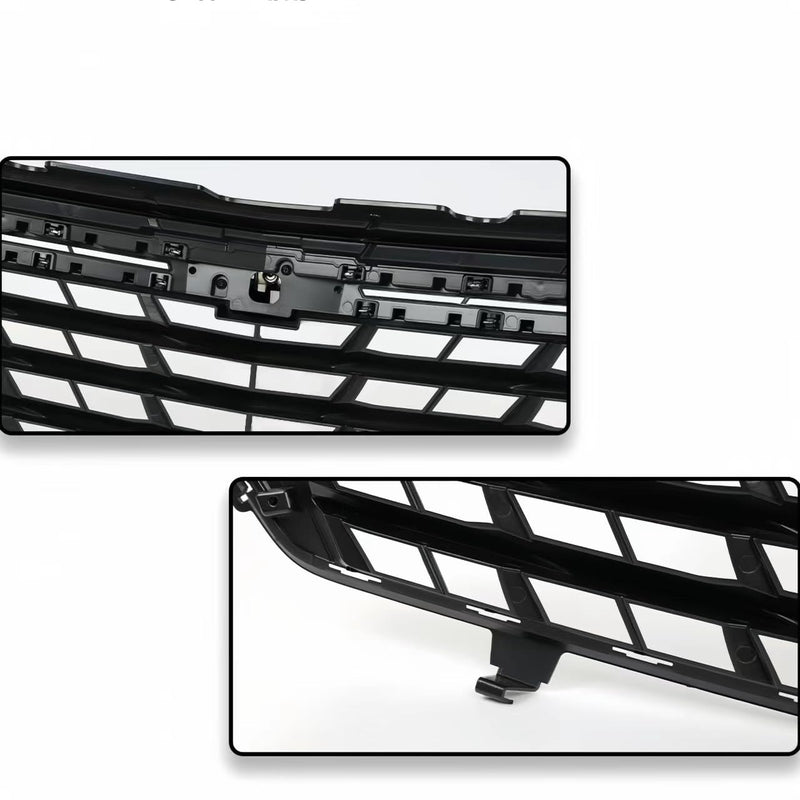 BUFEETERS  Front Bumper Upper Grille  Black W/Chrome Trim Fit For 2022 2023 Chevy Equinox