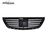 BUFEETERS  Front Upper Grille Fit For 2013 2014 2015 2016 2017 2018 2019 2020 Mercedes Benz S class W222 S400 S550,Maybach Style,Chrome&Black