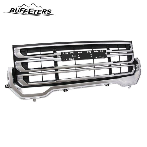 BUFEETERS Front Bumper Upper Chrome Grille Fit For 2020 2021 2022 2023 GMC Acadia,Factory Style,Chrome&Black