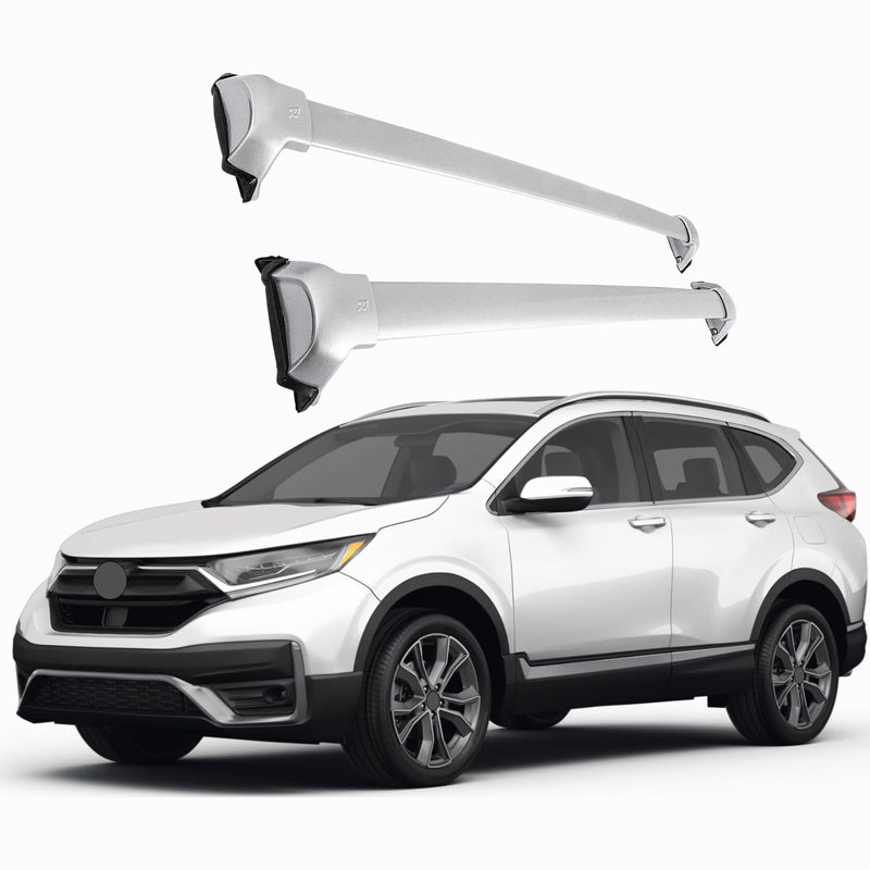 BUFEETERS   Roof Rack Cross Bar Luggage Carrier Crossbar Fit For 2017 2018 2019 2020 2021 2022 Honda CRV CR-V,OE Style,Silver
