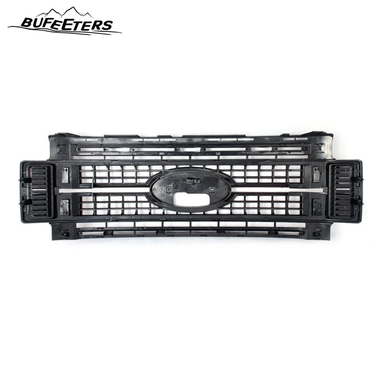 BUFEETERS Front Bumper Upper Grille Fit For 2017 2018 2019 F-250 F-350 F-450 F-550 Super Duty,Platinum Style,RR Ruby Red&Matte Black