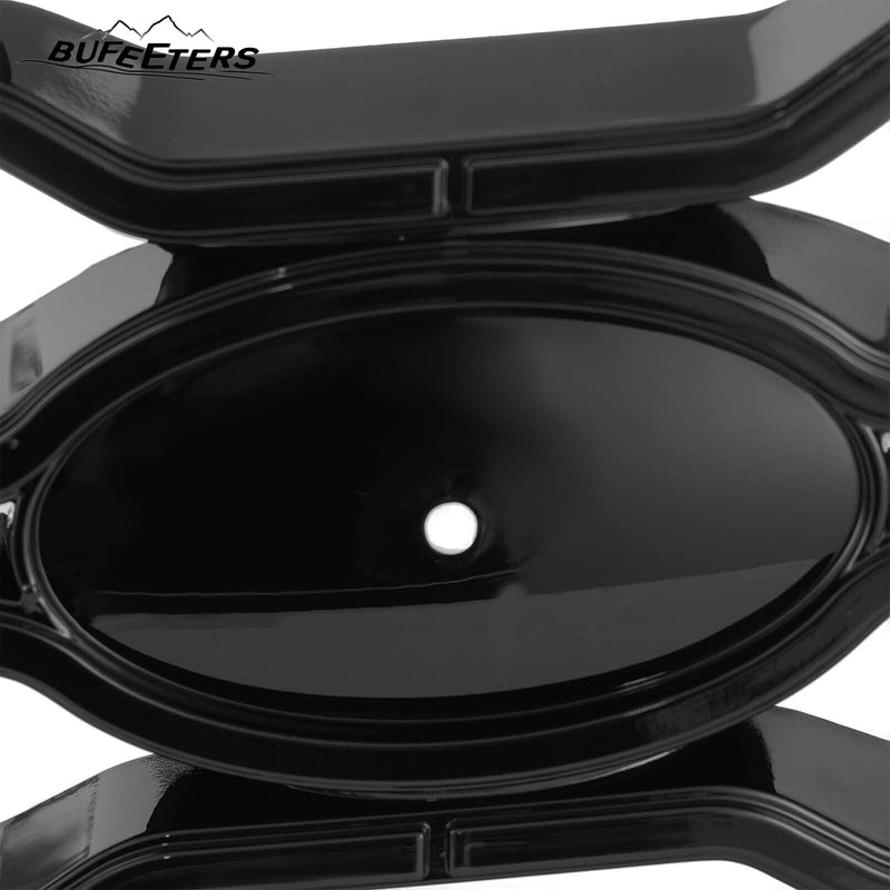 BUFEETERS  Front Bumper Upper Grille Fit For 2018 2019 2020 2021 2022 Land Rover Range Rover Vogue L405,Mesh Style,Gloss Black