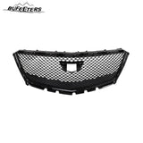 BUFEETERS   Front Bumper Upper Grille Fit For 2016 2017 2018 2019 2020 2021 Cadillac XT5,Mesh Style,Gloss Black