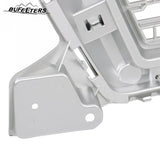 BUFEETERS Front Bumper Upper Grille Fit For 2019 2020 2021 GMC Sierra 1500,Denali Style,Silver