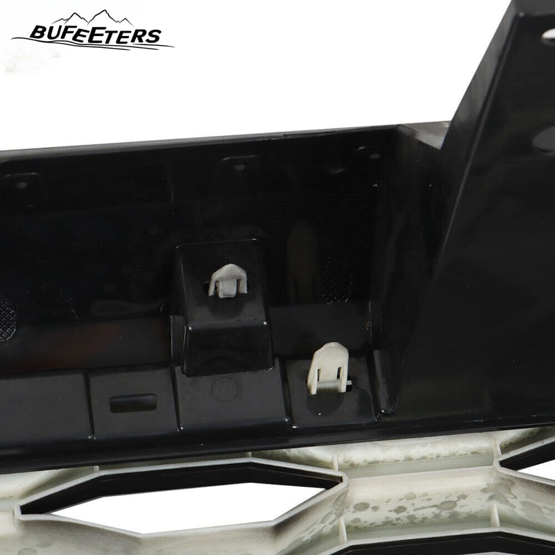 BUFEETERS Front Bumper Upper Grille Fit For 2016 2017 2018 2019 2020 2021 Toyota Tacoma,Mesh Style,Matte Black