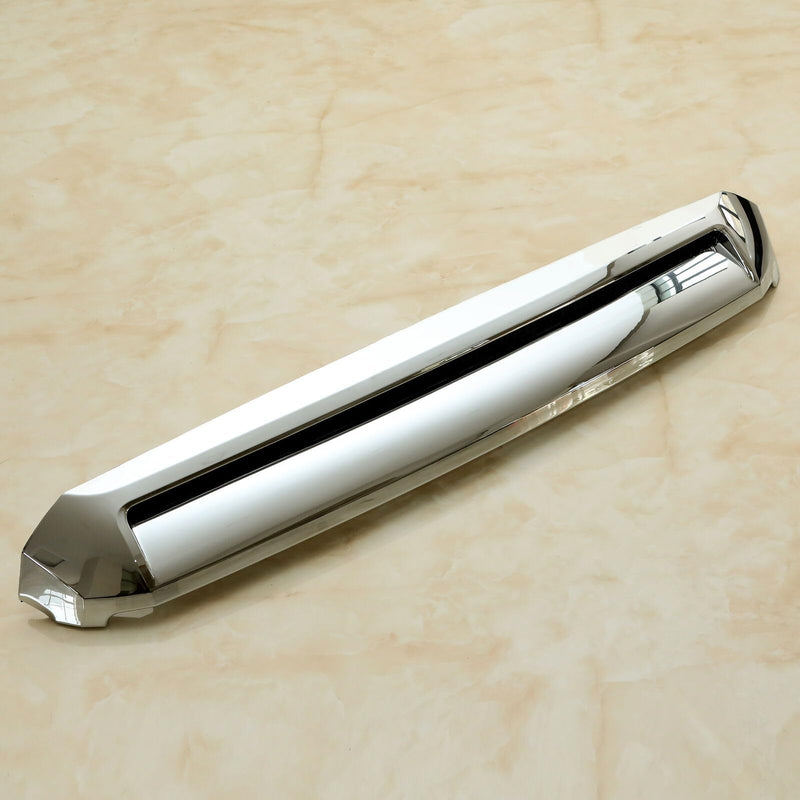 BUFEETERS Front Upper Hood Bulge Molding Chrome Fit For 2014 2015 2016 2017 2018 2019 2020 2021 Toyota Tundra,silver