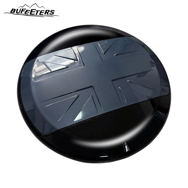 BUFEETERS Rear Spare Tire Cover Fit For 2020 2021 2022 2023 2024 2025 Land Rover Defender 90/110/130 Wheel Cover,Blue&Gloss Black