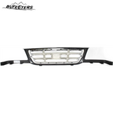 Front Bumper Upper Grille Fit For 2001 2002 2003 Ford Ranger,Mesh Style,Chrome&Black