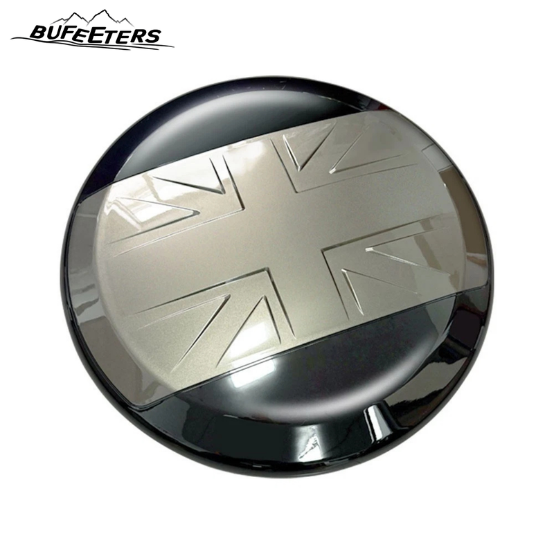 BUFEETERS Rear Spare Tire Cover Fit For 2020 2021 2022 2023 2024 2025 Land Rover Defender 90/110/130 Wheel Cover,Gondwana Stone&Gloss Black