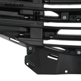 BUFEETERS  Front Bumper Upper Grille Cover W/o Camero Hole Fit For 2019 2020 2021 2022  Ford Edge SE SEL,Mesh Style,Gloss Black