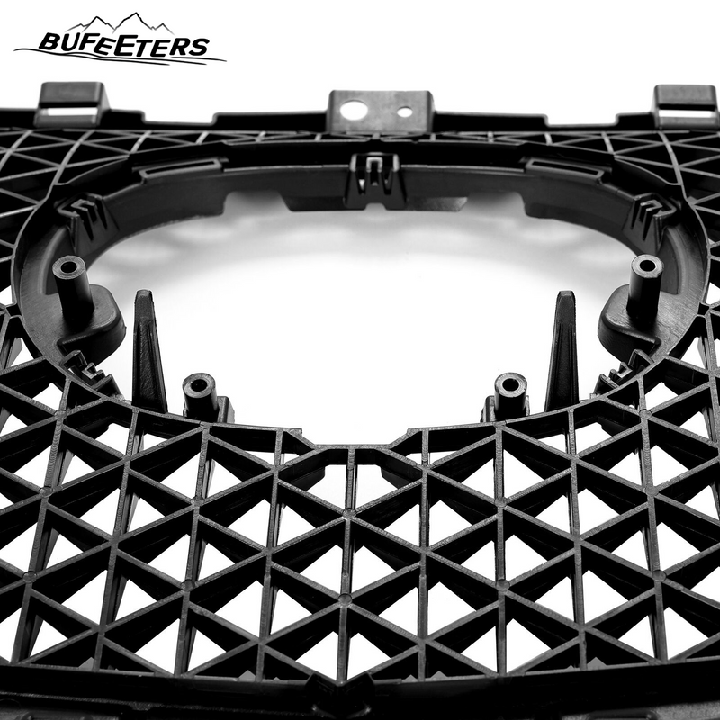 BUFEETERS Front Bumper Mesh Radiator Grille Fit For 2017 2018 2019 2020 2021 Mazda CX-5,Mesh Style,Black