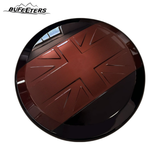 BUFEETERS Rear Spare Tire Cover Fit For 2020 2021 2022 2023 2024 2025 Land Rover Defender 90/110/130 Wheel Cover,Sedona Red&Gloss Black