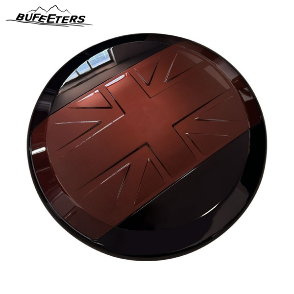 BUFEETERS Rear Spare Tire Cover Fit For 2020 2021 2022 2023 2024 2025 Land Rover Defender 90/110/130 Wheel Cover,Sedona Red&Gloss Black