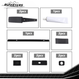 BUFEETERS Side Mounted Gear Storage Box Carrier Fit For 2020 2021 2022 2023 2024 Land Rover Defender 90 110 130,Black Mixed Silver