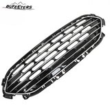 BUFEETERS  Front Bumper Upper Grille W/Chrome Trim Fit For 2020 2021 2022 Ford Escape,Honeycomb Style,Chrome&Black