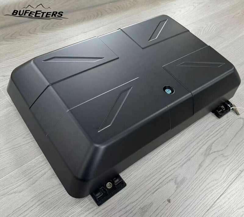 BUFEETERS  Exterior Side Mounted Gear Box Carrier Fit For 2020 2021 2022 2023 2024 Land Rover Defender 90 110 130,Matte Black
