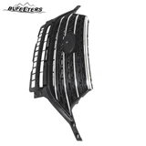 BUFEETERS  Front Bumper Upper Grille Assembly Fit For 2020 2021 2022 2023 Ford Explorer XLT,Honeycomb Style,Chrome&Gloss Black