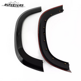 BUFEETERS Set Fender Flare Wheel Eyebrow Arch Trim Fit For 2020 2021 2022 2023 2024 2025 Land Rover Defender 110,Gloss Black