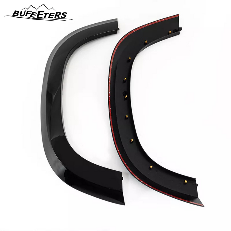 BUFEETERS Set Fender Flare Wheel Eyebrow Arch Trim Fit For 2020 2021 2022 2023 2024 2025 Land Rover Defender 110,Gloss Black