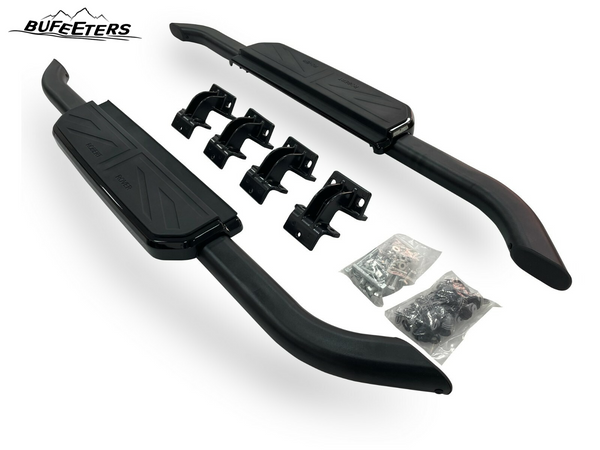 BUFEETERS Side Steps Running Boards Nerf Bars Fit For 2020 2021 2022 2023 2024 Land Rover Defender 90 L663,Black