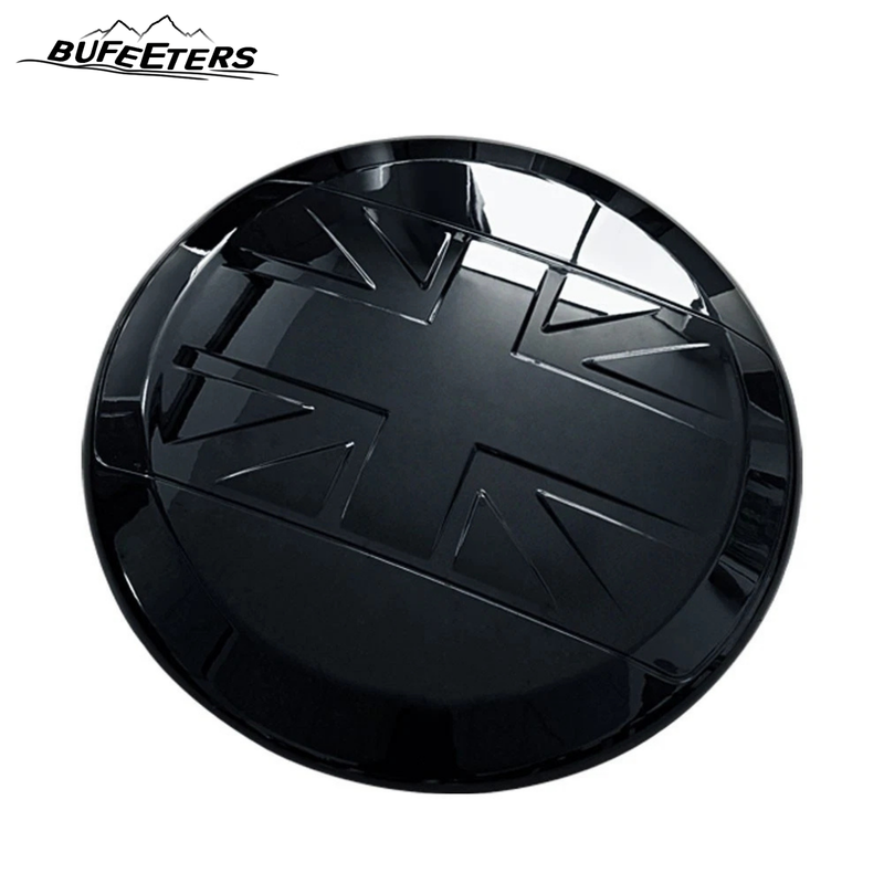 BUFEETERS Rear Spare Tire Cover Fit For 2020 2021 2022 2023 2024 2025 Land Rover Defender 90/110/130 Wheel Cover,Santorini Black&Gloss Black