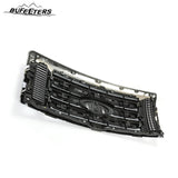 BUFEETERS  Front Upper Grille Fit For 2009 2010 2011 2012 2013 2014 Ford F150 F-150 XLT,Chrome Shell w/ Black Insert