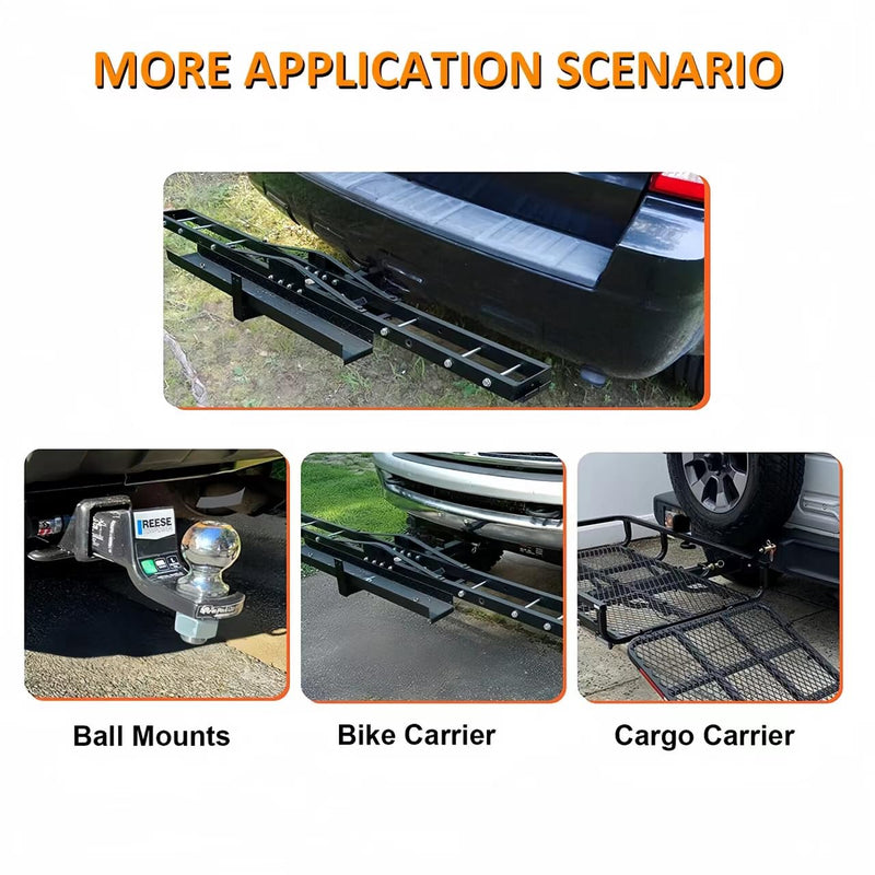 BUFEETERS  Class 3 Trailer Hitch Tow Receiver 2" Black Fit For 1999-2017 Honda Odyssey