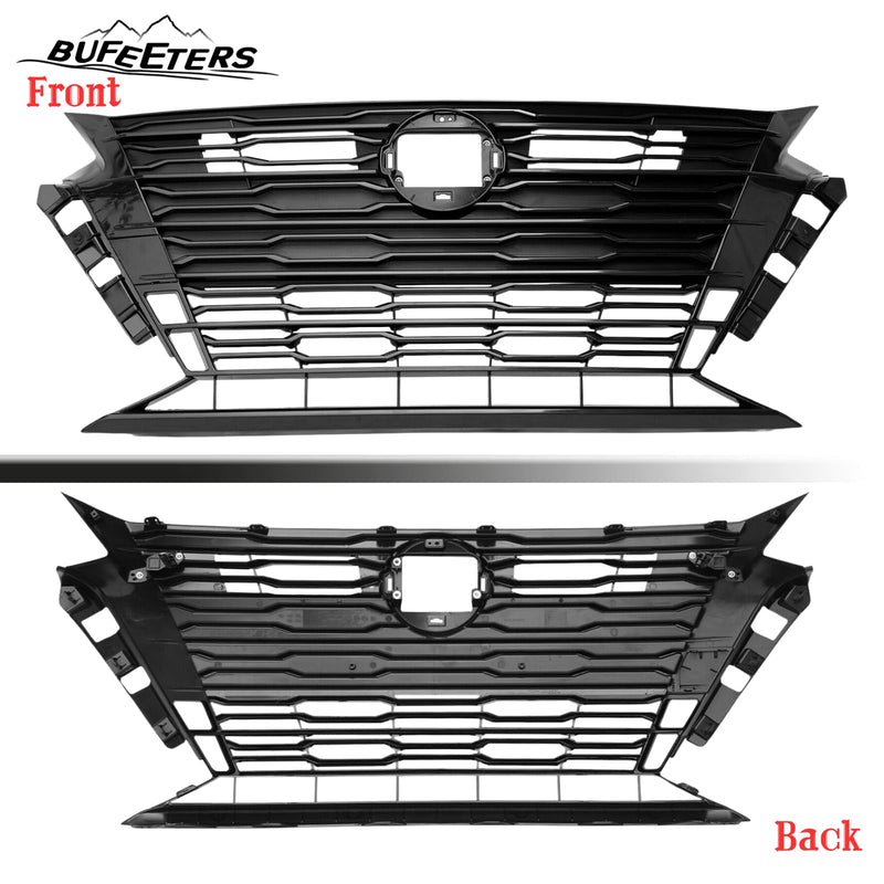 BUFEETERS  Front Bumper Grille Fit For 2023 2024 Nissan Altima SL/SV,Factory Style,Gloss Black