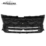 BUFEETERS Front Bumper Upper Grille Fit For 2018 2019 Ford Explorer,Factory Style,Chrome&Black