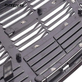 BUFEETERS  Front Bumper Upper Grille Fit For 2014 2015 2016 2017 2018 2019 Cadillac CTS,Factory Style,Nickle Pearl Chrome