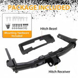 BUFEETERS Steel Rear Class 4 Trailer Hitch 2" Receiver Hitch Bezel Fit For 2011-2022 Jeep Grand Cherokee