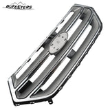BUFEETERS  Front Upper&Lower Grill/Radiator Cover/Bumper Bracket Fit For 2015 2016 2017 2018 Ford Edge,Black&Silver
