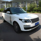 BUFEETERS Front Bumper Upper Grille Fit For 2018 2019 2020 2021 Land Rover Range Rover Sport,Mesh Style,Silver