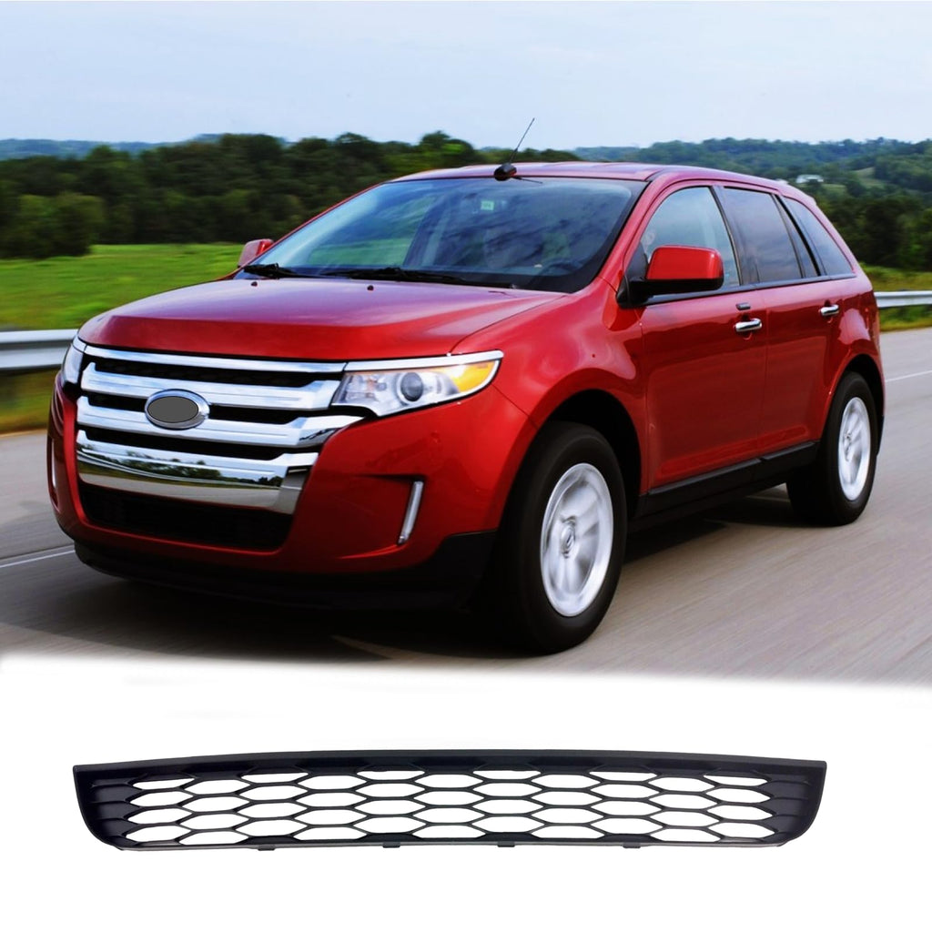 BUFEETERS Front Lower Grille Black Insert Fit For 2011 2012 2013 2014 Ford Edge,Honeycomb Style,Black