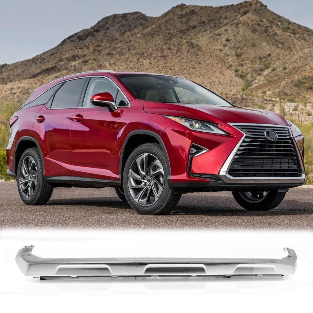 BUFEETERS   Front Grille Lower Molding Trim Chrome Fit For 2016 2017 2018 2019 Lexus RX350 RX450h,Factory Style