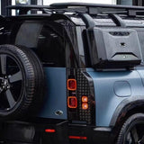 BUFEETERS  Exterior Side Mounted Gear Box Carrier Fit For 2020 2021 2022 2023 2024 Defender 90 110 130,Gloss Black