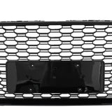 BUFEETERS  Front Bumper Grille Grill Fit For 2017 2018 2019 Audi A4 S4 S-line,RS4 Style,Gloss Black