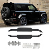 BUFEETERS Side Step Running Board Nerf Bar Fit For 2020 2021 2022 2023 Land Rover Defender 90 L663,Black
