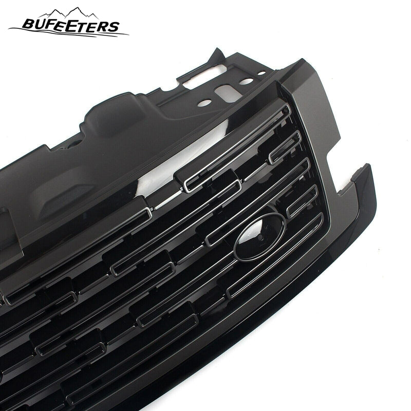 BUFEETERS Front Bumper Upper Grille Fit For 2023 Land Rover Range Rover Vogue,Mesh Style,Black&Gray