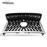 BUFEETERS Front Upper Grille Fit For 2014 2015 2016 2017 2018 2019 2020 2021 2022 LEXUS GX460,Factory Style,Chrome&Black