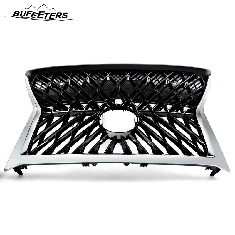 BUFEETERS Front Upper Grille Fit For 2014 2015 2016 2017 2018 2019 2020 2021 2022 LEXUS GX460,Factory Style,Chrome&Black