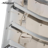 BUFEETERS Front Bumper Upper Chrome Grille Assembly Fit For 2007 2008 2009 2010 Ford Edge,Horizontal Billet Style