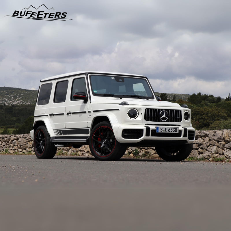 BUFEETERS Side Step Running Board Nerf Bar Fit For 2019 2020 2021 2022 2023 2024 2025 Mercedes Benz G-Class 500 550 W463,Black&Silver